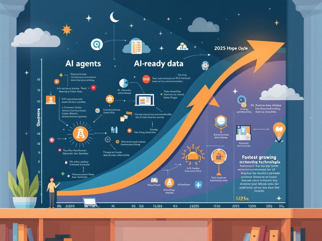 Doorbraak in AI-trends: Gartner Hype Cycle 2025 onthult spannende ontwikkelingen